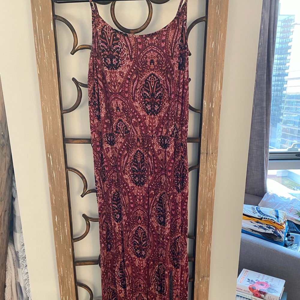 Spaghetti strap maxi dress